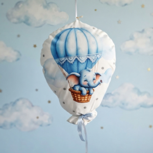 Jastučić Balon Slon plavi 994