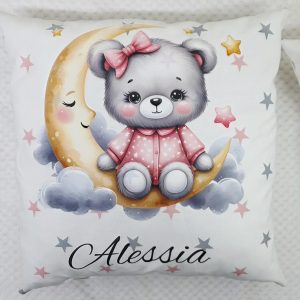 Jastučić  35x35cm Medica sjedi na mjesecu