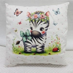 Jastučić  35x35cm Zebrica i leptirići