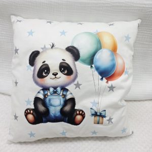 Jastučić  35x35cm Panda sa balonima 992g