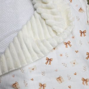 Alternative view of SET 4a dvoslojna muslinminky dekica+jastučić+muslin slinček+muslin krpica 10998