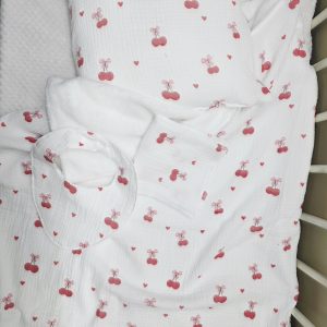 SET 4bdvoslojna muslinminky dekica+jastučić+muslin slinček+muslin krpica 10998