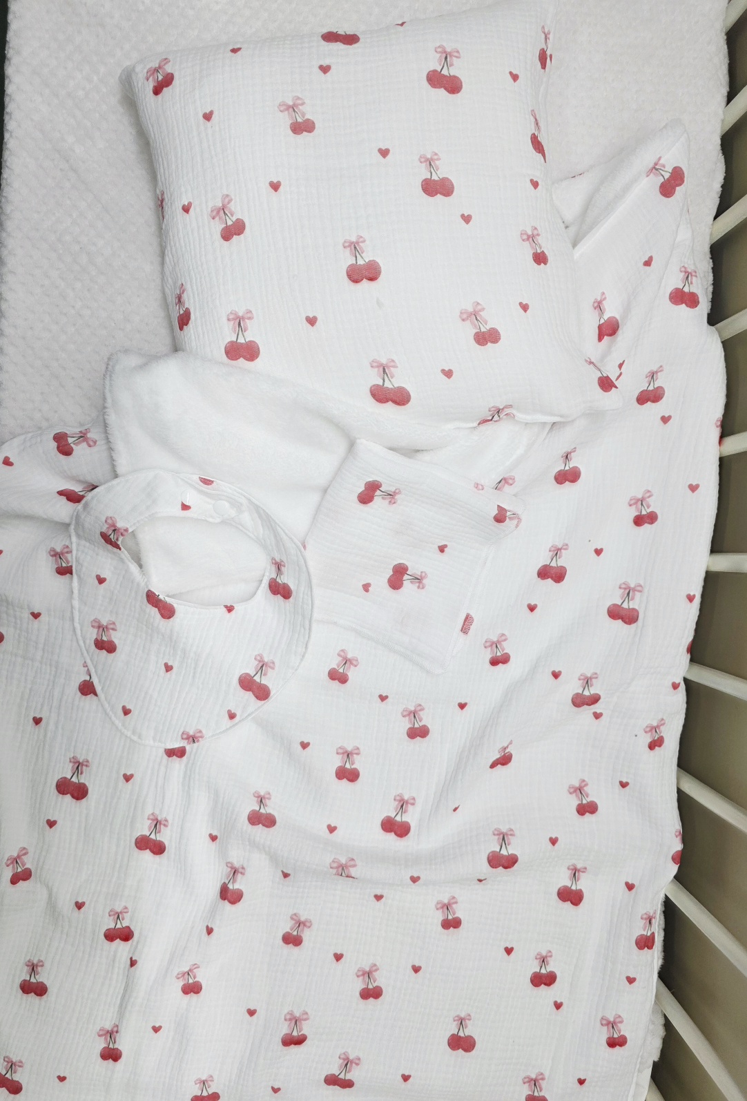 SET 4bdvoslojna muslinminky dekica+jastučić+muslin slinček+muslin krpica 10998